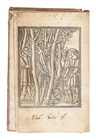 SANNAZARO, JACOPO.  Arcadia.  1530.  Lacks colophon leaf.